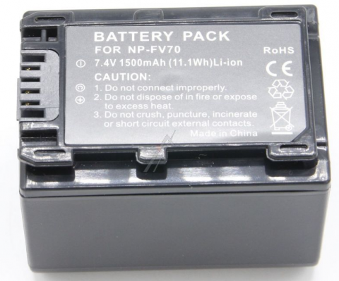 Akumuliatorius fotoaparatui Sony NP-FV70 (NP-FV30, NP-FV50) 7.4V 1500mAh 